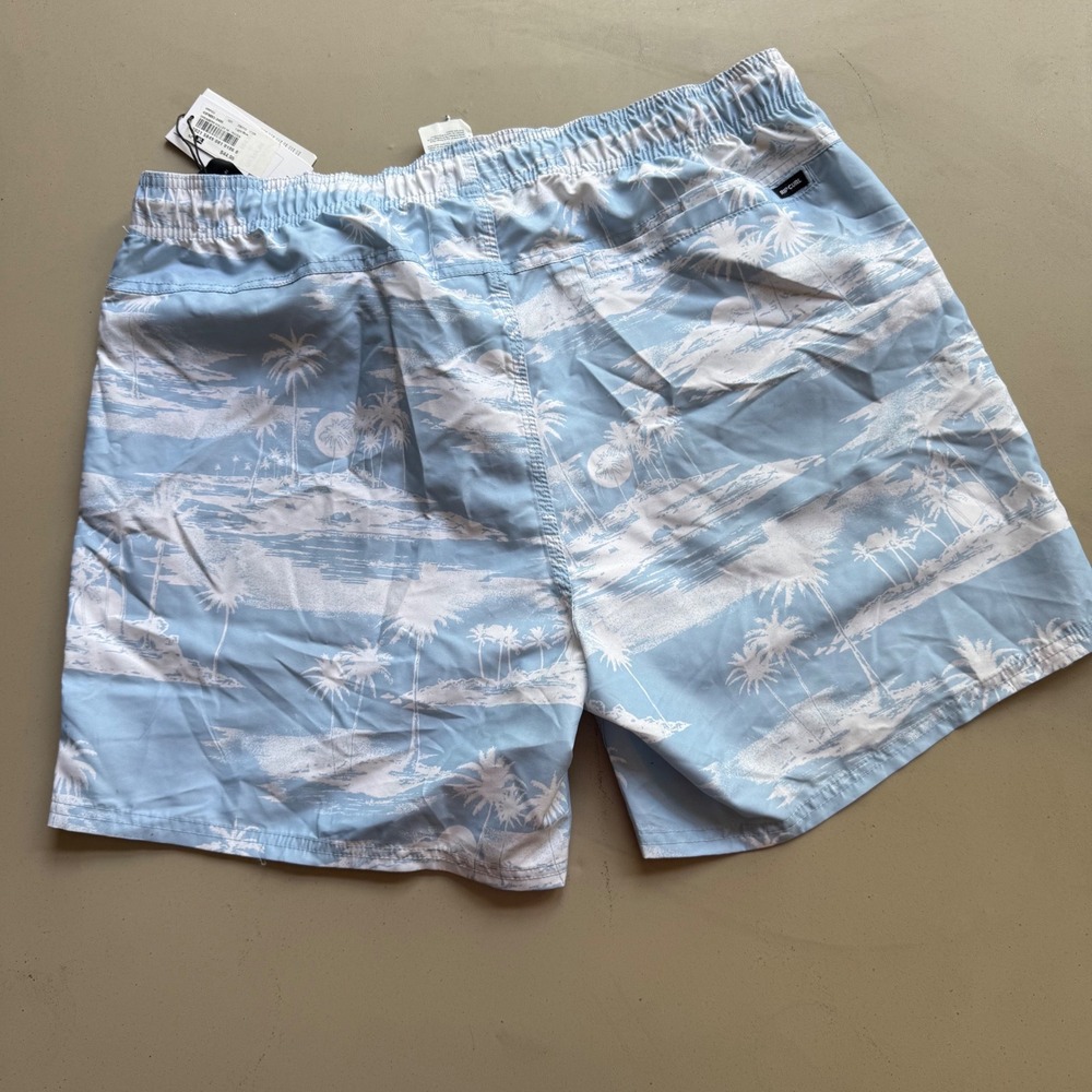 Rip Curl Board Shorts Mens XL Blue Tropical Lay Days 16" Swim Trunks Modern NWT - Picture 4 of 5